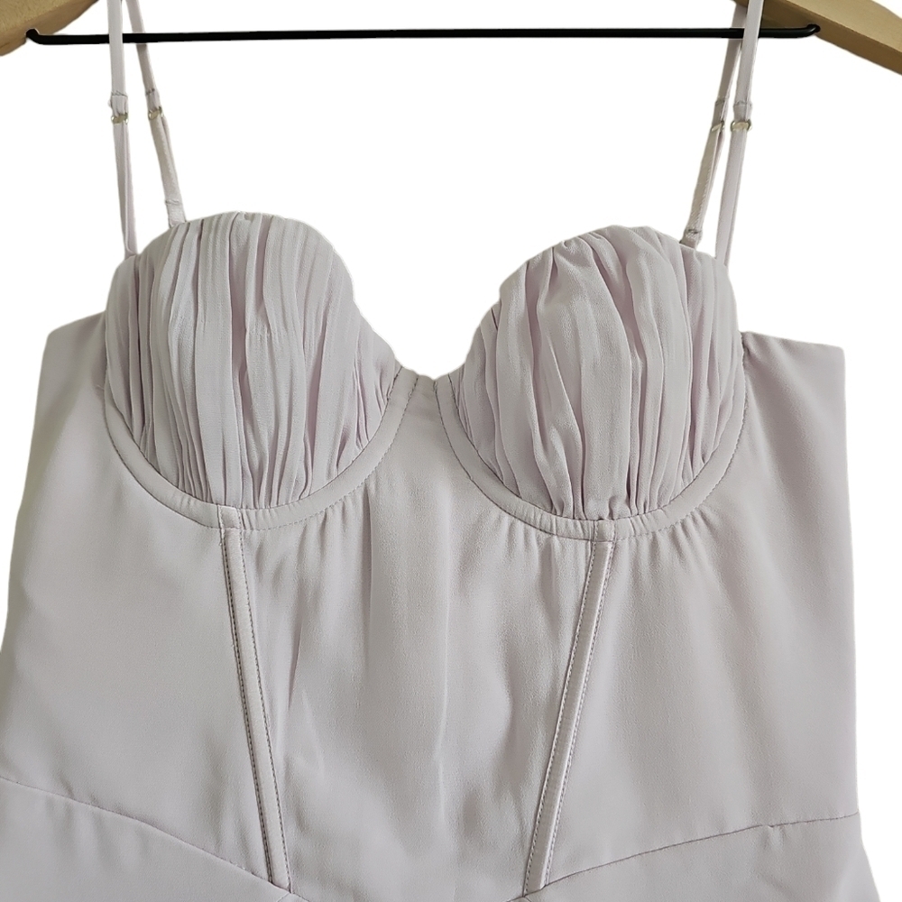 NWT - OH POLLY ELWIRA GEORGETTE A-LINE CORSET MINI DRESS - Picture 6 of 12